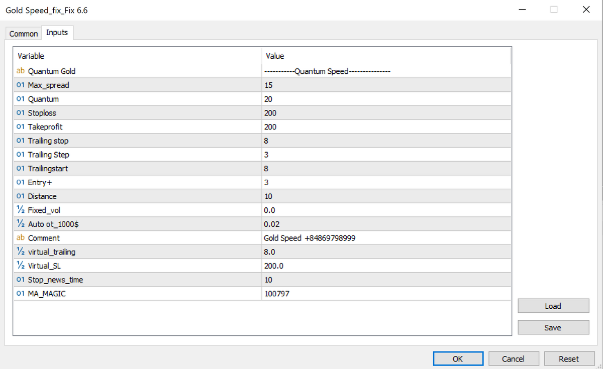Quantum Speed EA V1.0 W/.DLL+Set