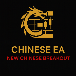 Gold logo with dragon design on a black background, featuring text 'CHINESE EA' and 'NEW CHINESE BREAKOUT'.