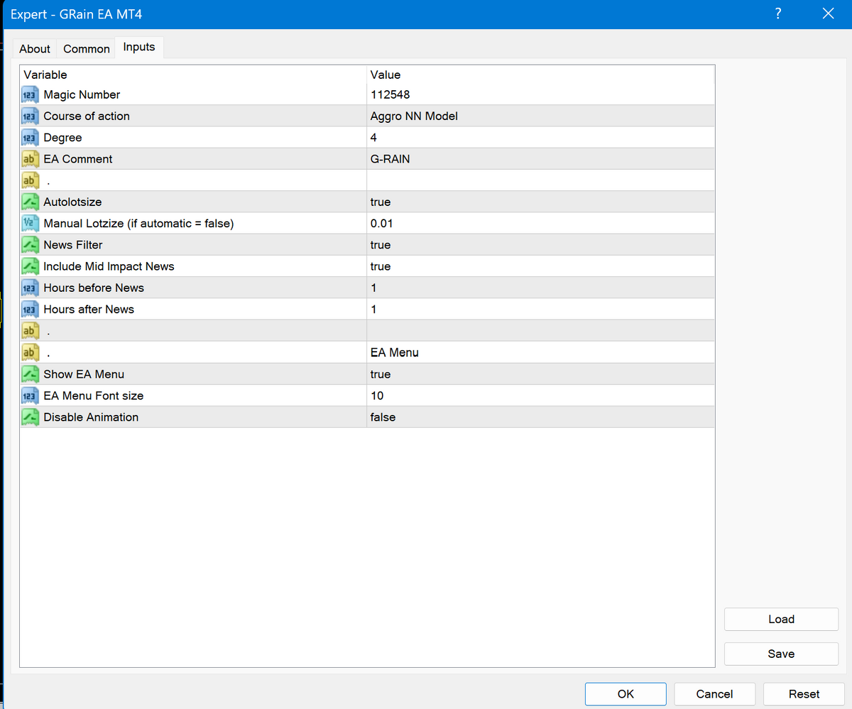 GRain EA MT4 V1.2 NO DLL