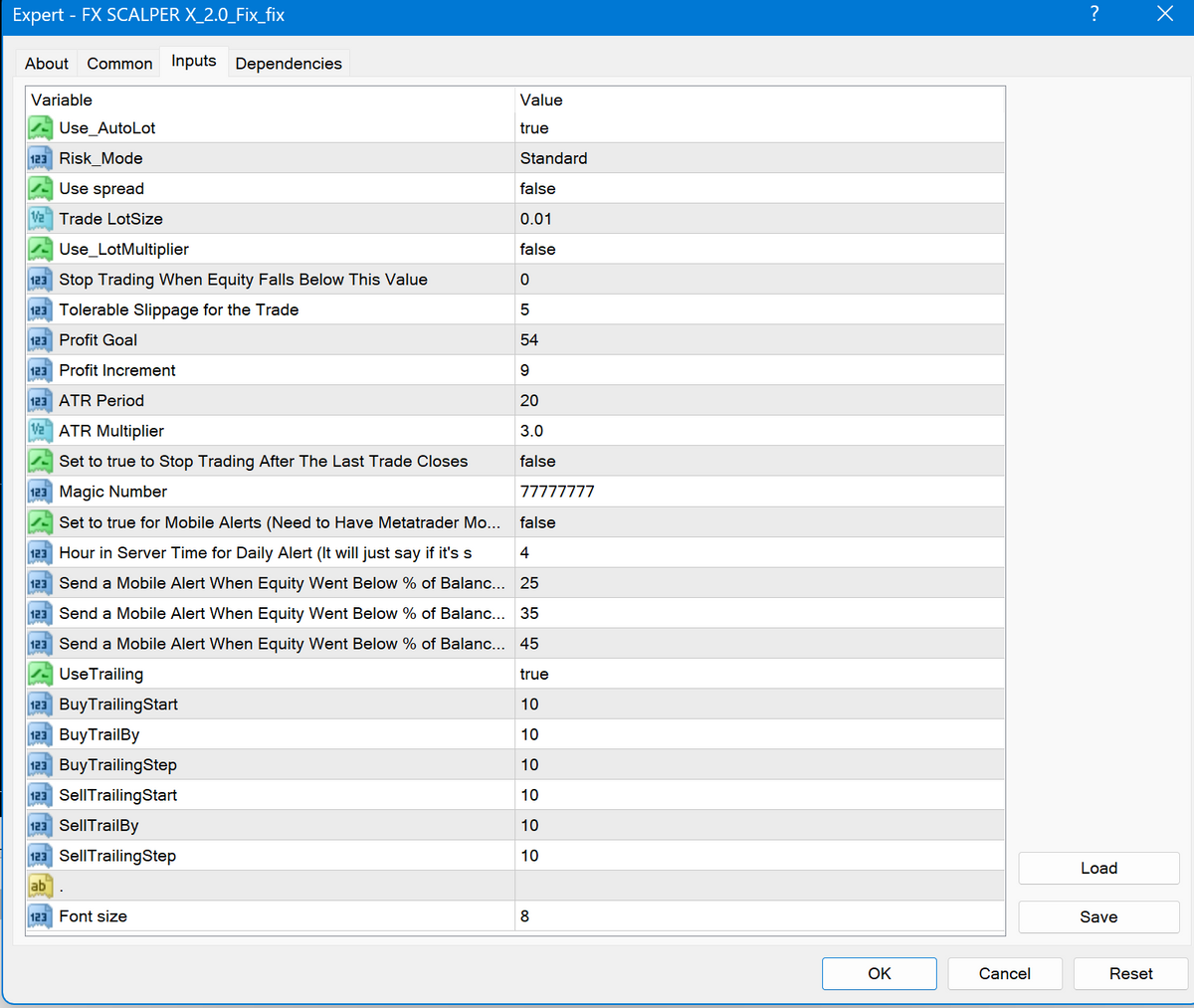 FX SCALPER X V2.0 MT4 NO DLL