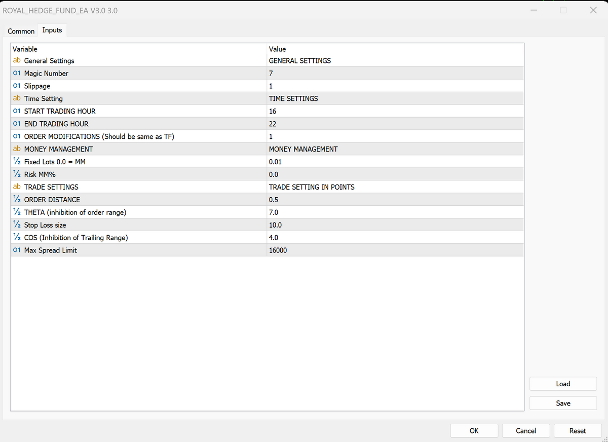ROYAL HEDGE FUND EA MT5 V3.0 NO DLL