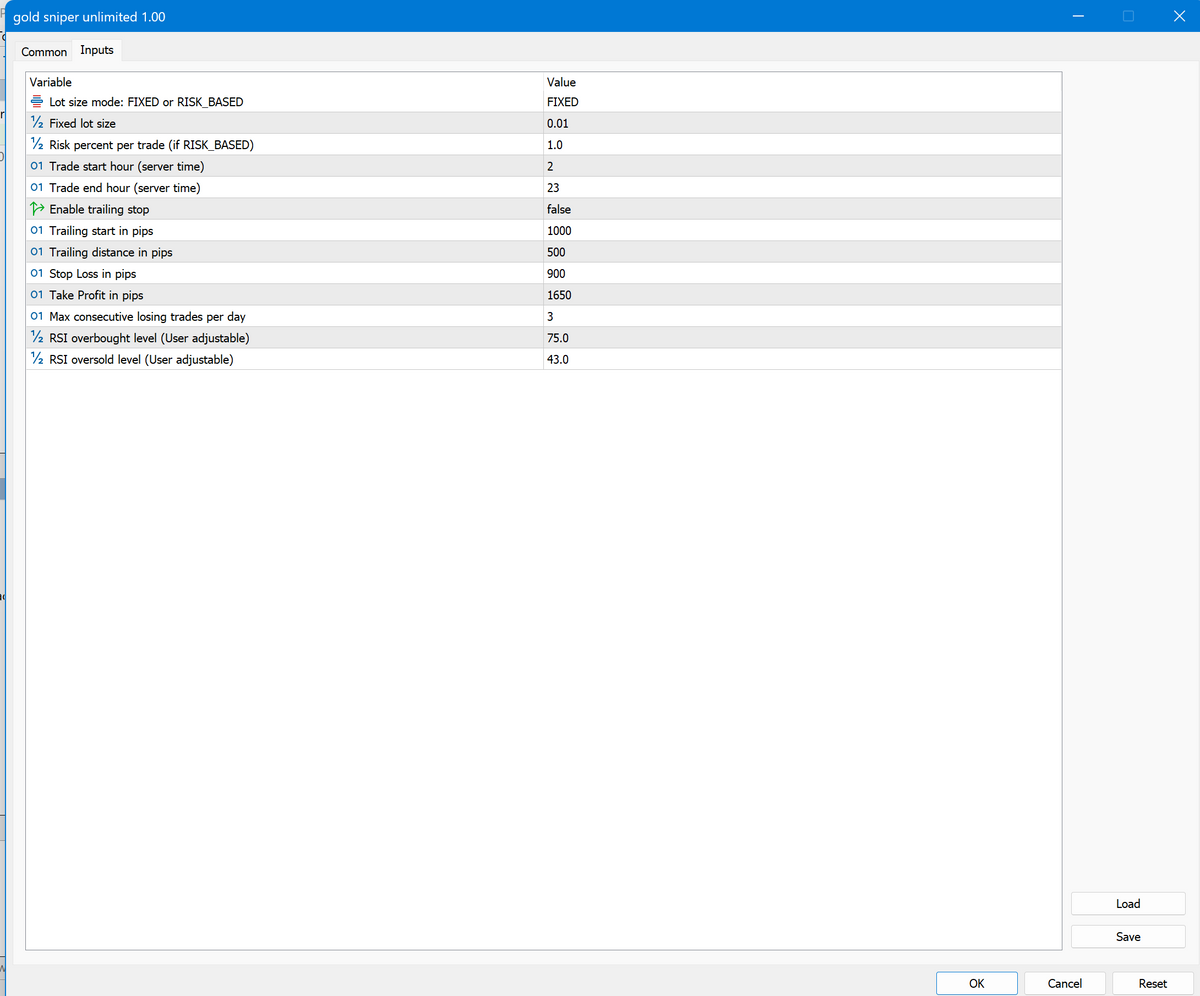 Gold Sniper EA MT5 NO DLL+Set