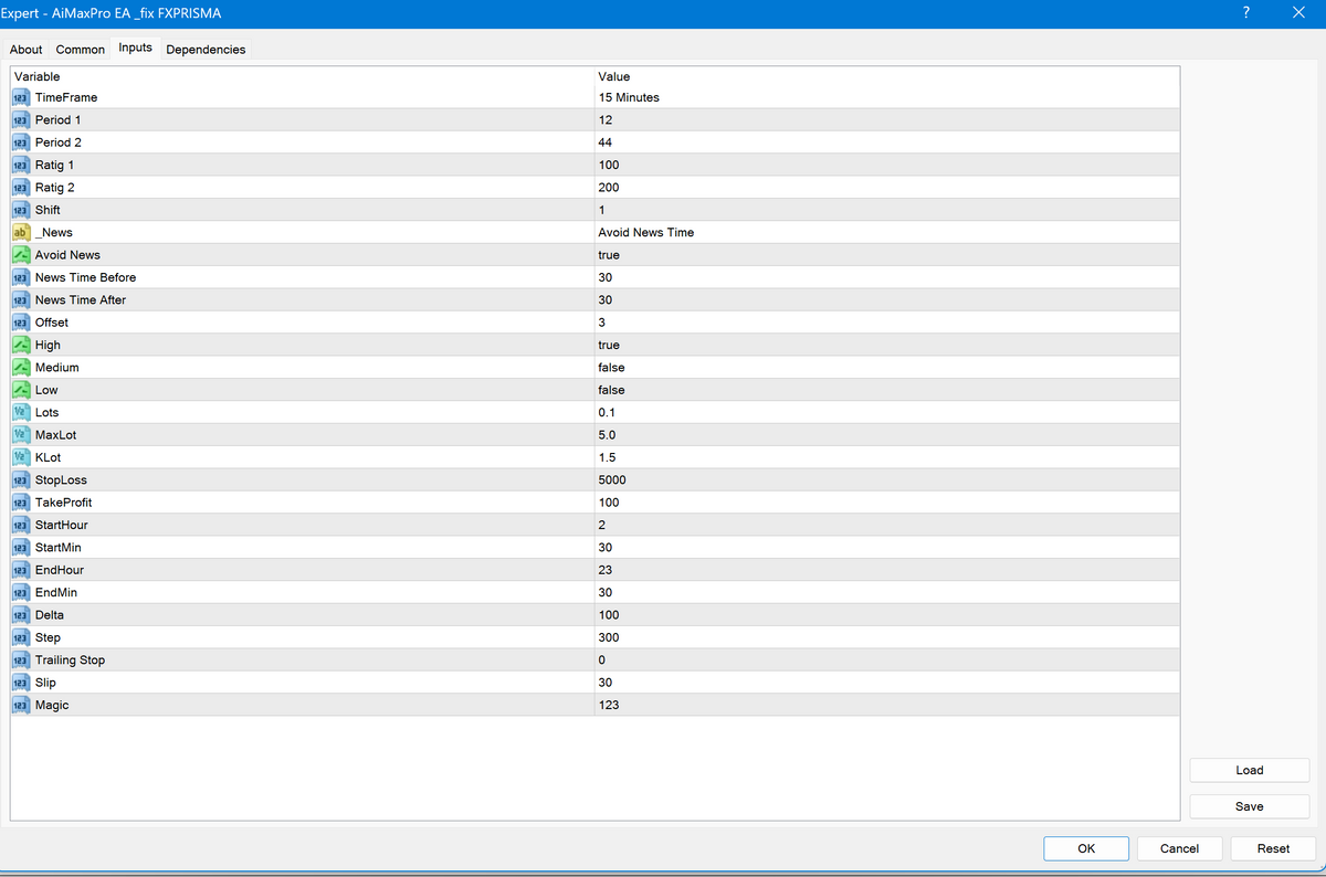AI Max Pro EA V1.0 MT4 NO DLL