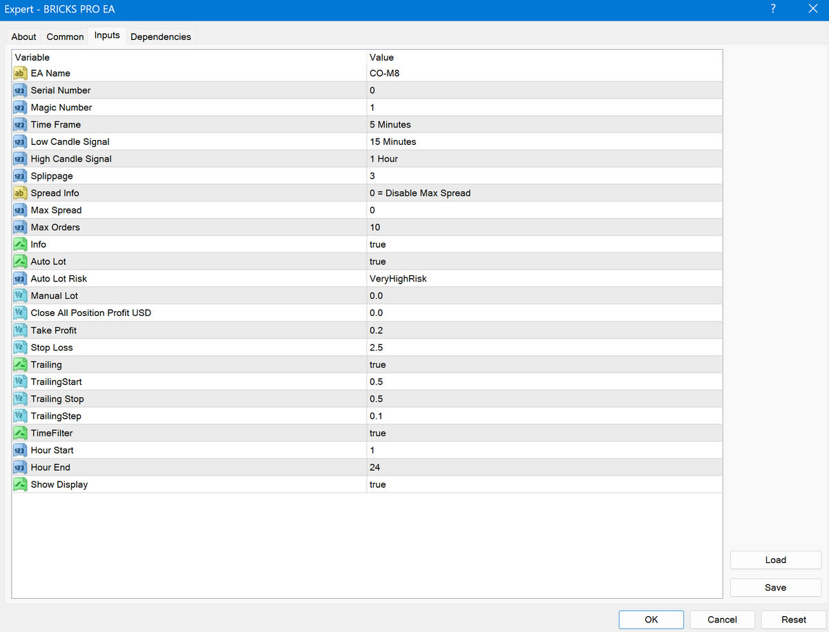 BRICKS PRO EA V1.0 MT NO DLL