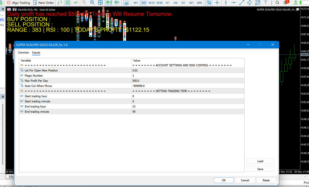 SUPER SCALPER-GOLD KILLER MT5 NO DLL