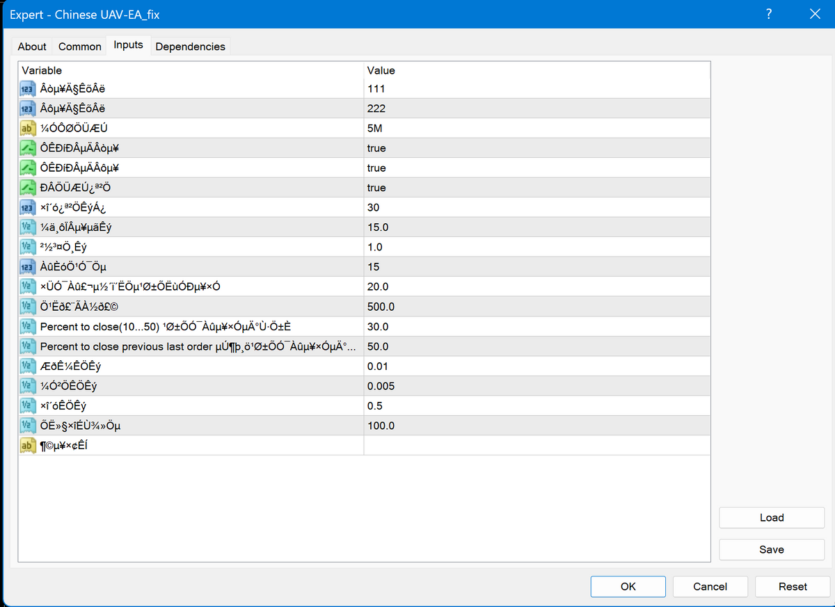 Chinese EA UAV MT4 NO DLL