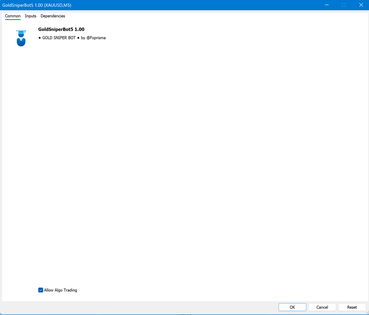 Gold Sniper Bot MT5 NO DLL