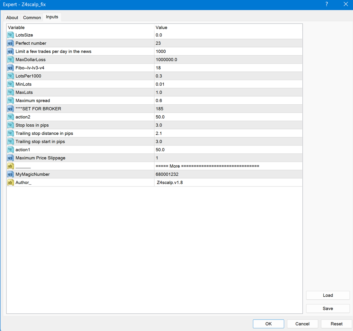 Z4scalp MT4 V1.9 NO DLL