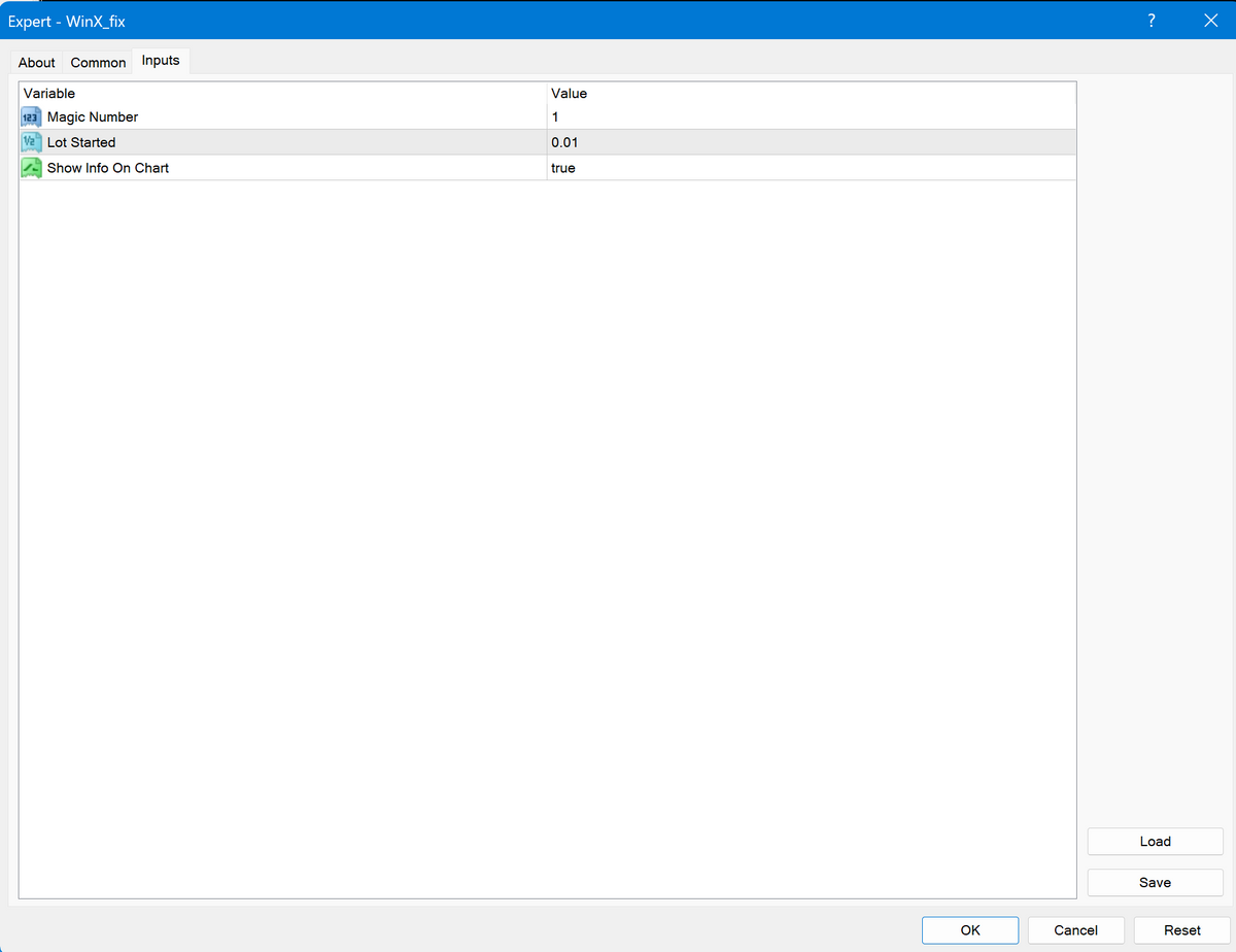 WinX EA V1.0 MT4 NO DLL