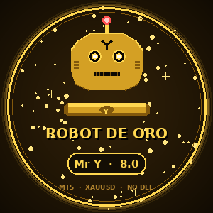 Robot De Oro Mr Y 8.0 MT5 NO DLL