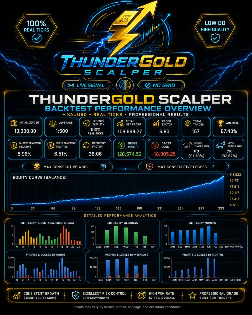 ThunderGold Scalper V1.3 MT5 NO DLL